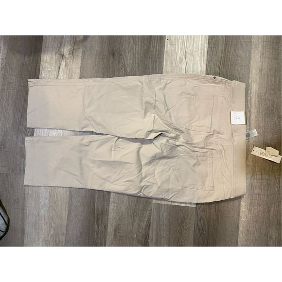 Chico's NWT Perfect Soft Stretch Capri Crop Taupe, Sz 0 (US 4), MP $55 - Picture 7 of 11